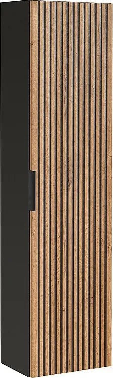 Szafka łazienkowa XILO BLACK WOTAN 80 35cm czarna/dąb