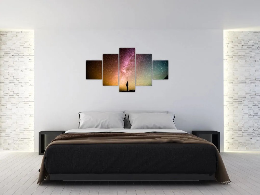 Obraz - niebo pełne gwiazd (125x70 cm)
