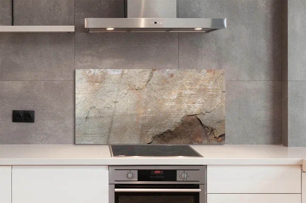 Szklany Panel Marmurowa Ściana Salonu