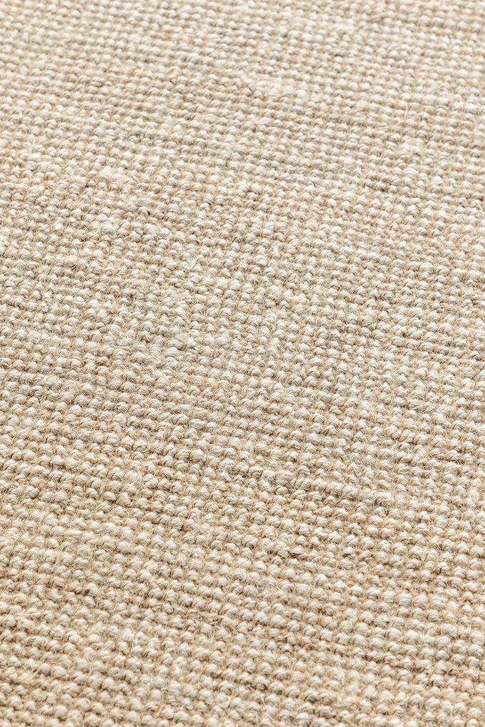 Dywan naturalny jutowy ręcznie tkany Boucle kremowy 60 cm x 90 cm