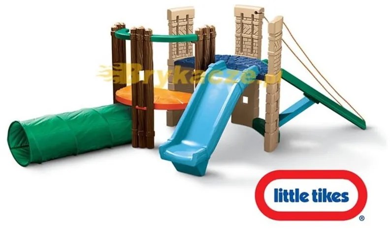 Little tikes przeplotnia plac zabaw zjeżdżalnia