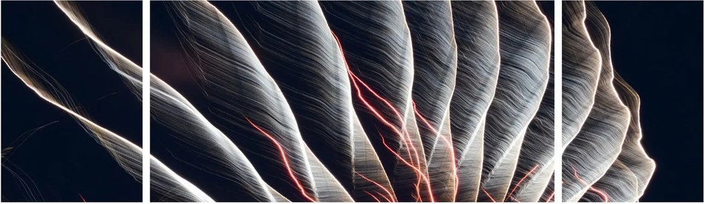 Obraz - Wyładowanie świetlne (170x50 cm)