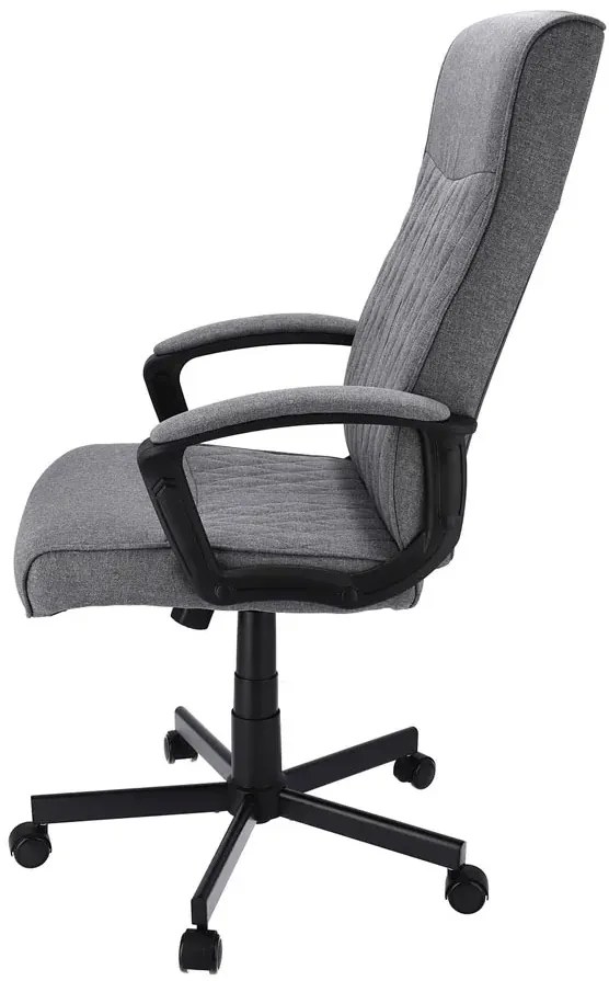 Szary regulowany fotel obrotowy T1-A77