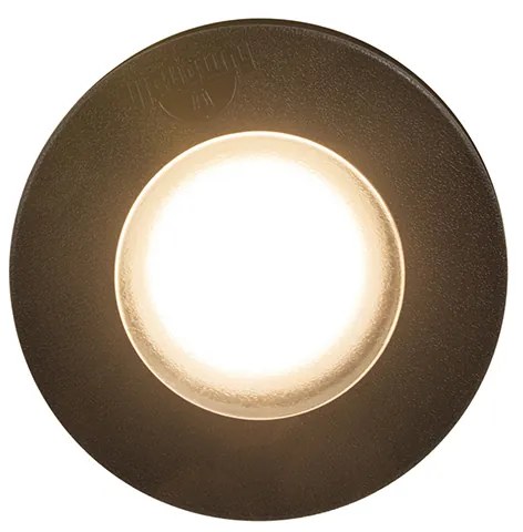 Zewnetrzna Nowoczesny reflektor natynkowy czarny IP55 w komplecie z 1 x GU10 - Franca Nowoczesny Oswietlenie zewnetrzne