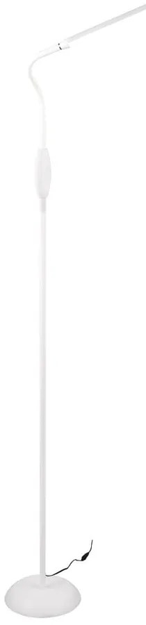 Biała lampa stojąca LED (wys. 145 cm) Toro – Trio