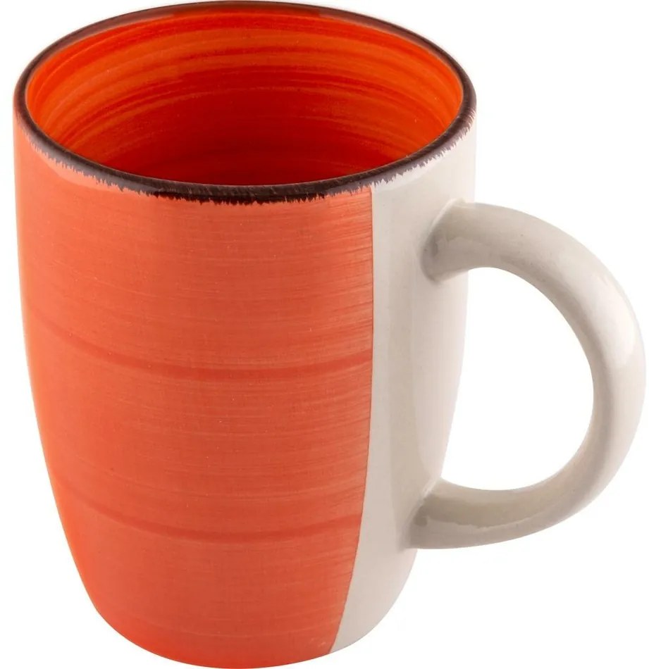 Lamart LT9105 ceramiczny kubek Happy, 260 ml,pomarańczowy