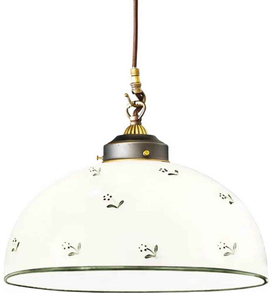 Kolarz 731.32.28 - Żyrandol na lince NONNA 1xE27/75W/230V śr. 36 cm zielony