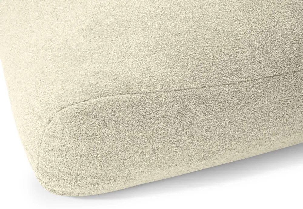 Jasnoszary worek do siedzenia z materiału bouclé Sofa Snug – SLOWDOWN