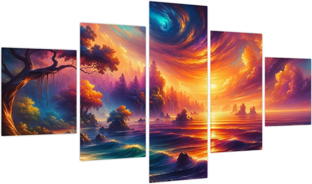 Obraz - Magiczny świat (125x70 cm)