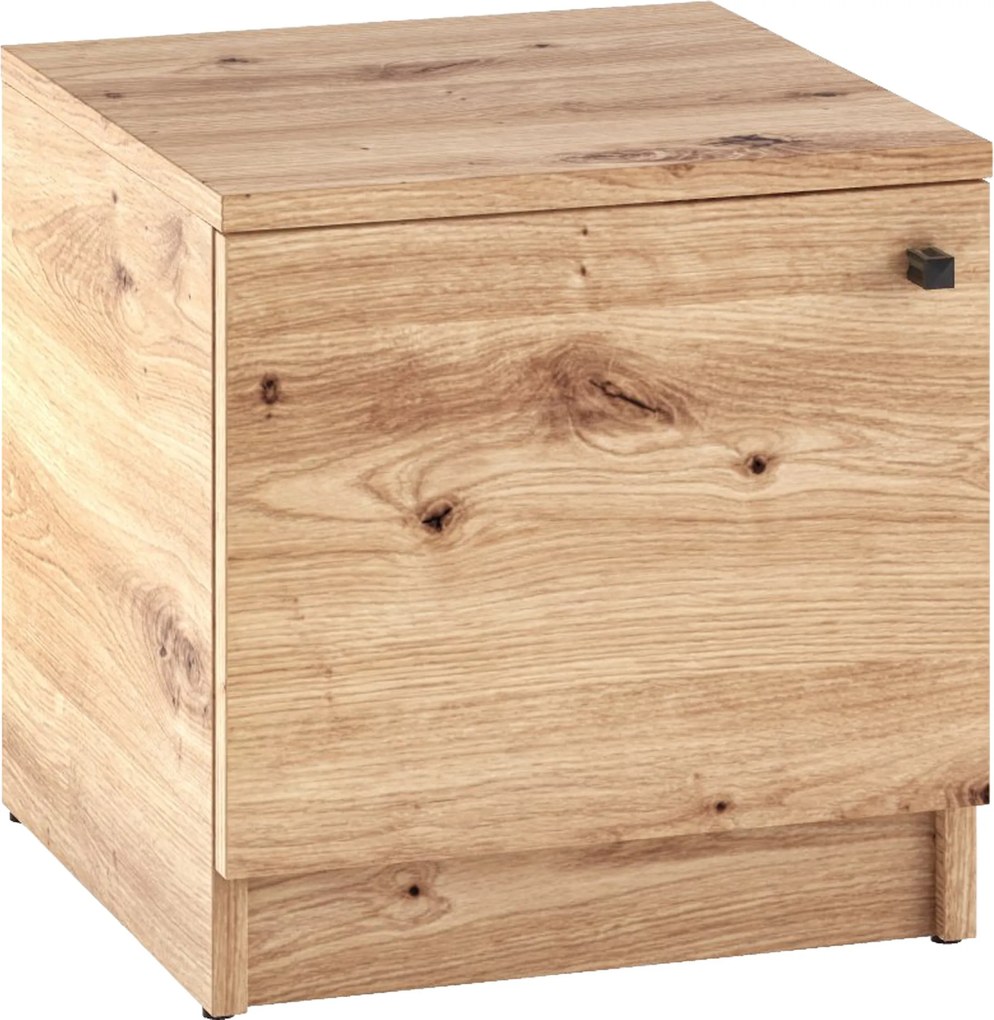 Szafka Nocna NATURIO 40 cm Stolik Nocny do Sypialni, Dąb artisan