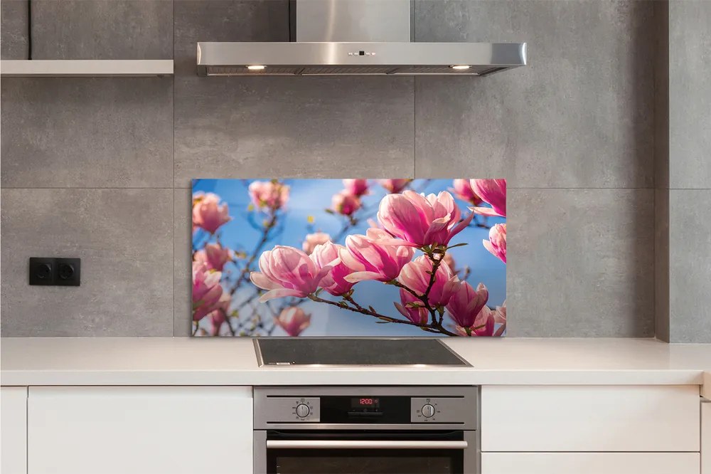 Panel Kuchenny Szklany Wiosenny Sad w Rozkwicie