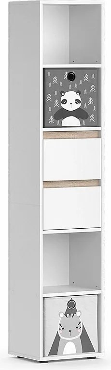 Półka dla dzieci biały 36.2x29.9x171 robert