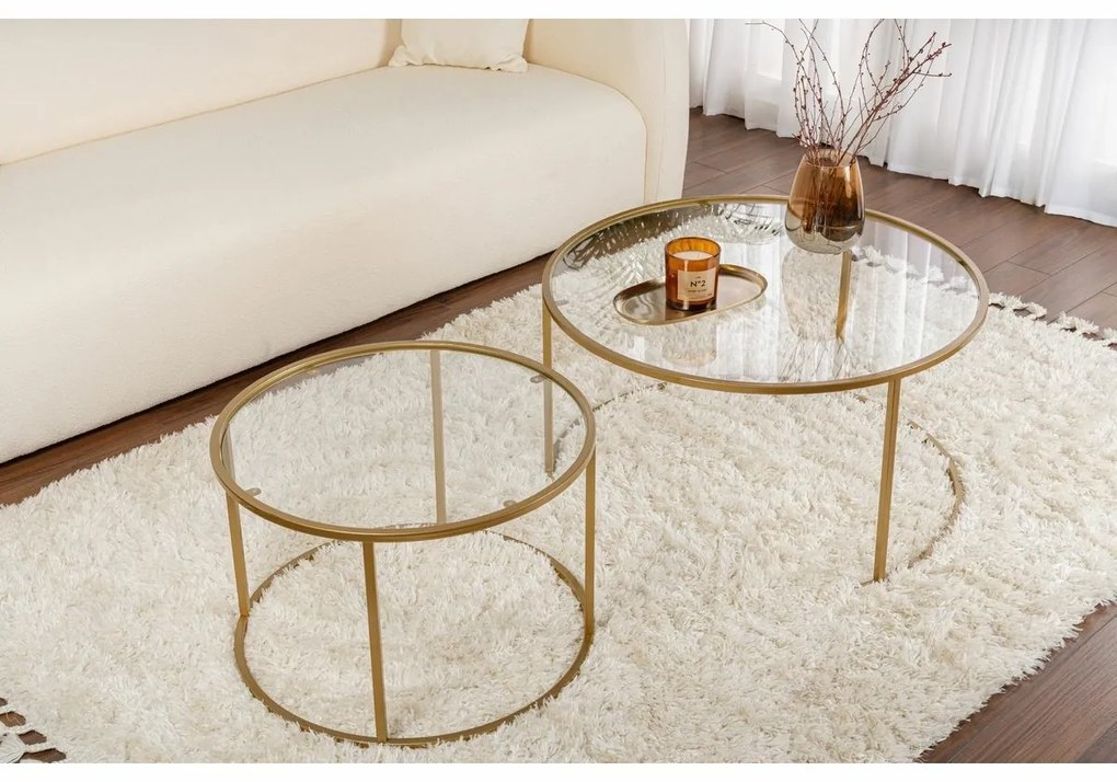 Zestaw stolików konferencyjnych Tokyo Gold, 2 szt.