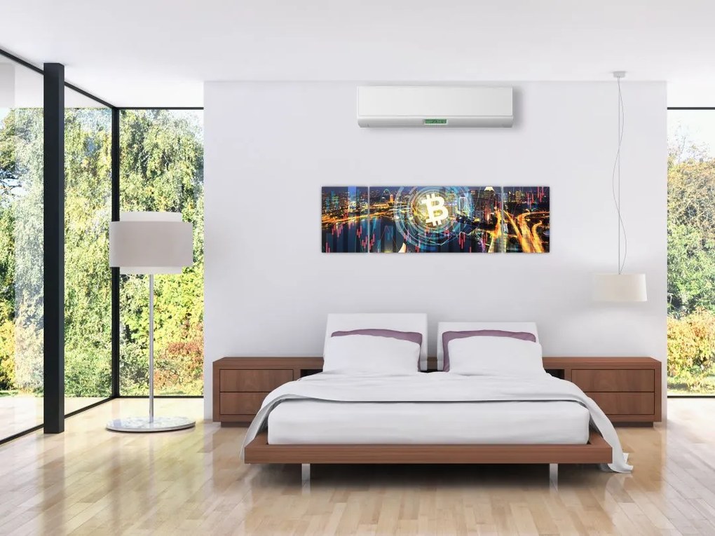 Obraz - Miasto Inwestycji (170x50 cm)