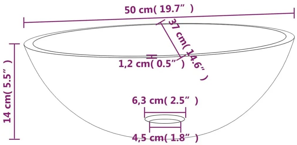 Czarna szklana umywalka na blat P2-G42
