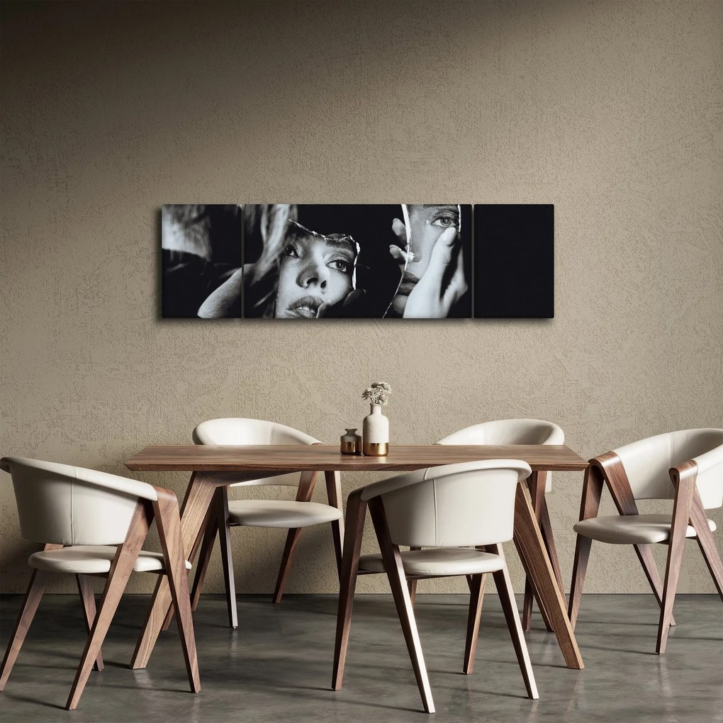 Obraz - Spojrzenie w lustro (170x50 cm)