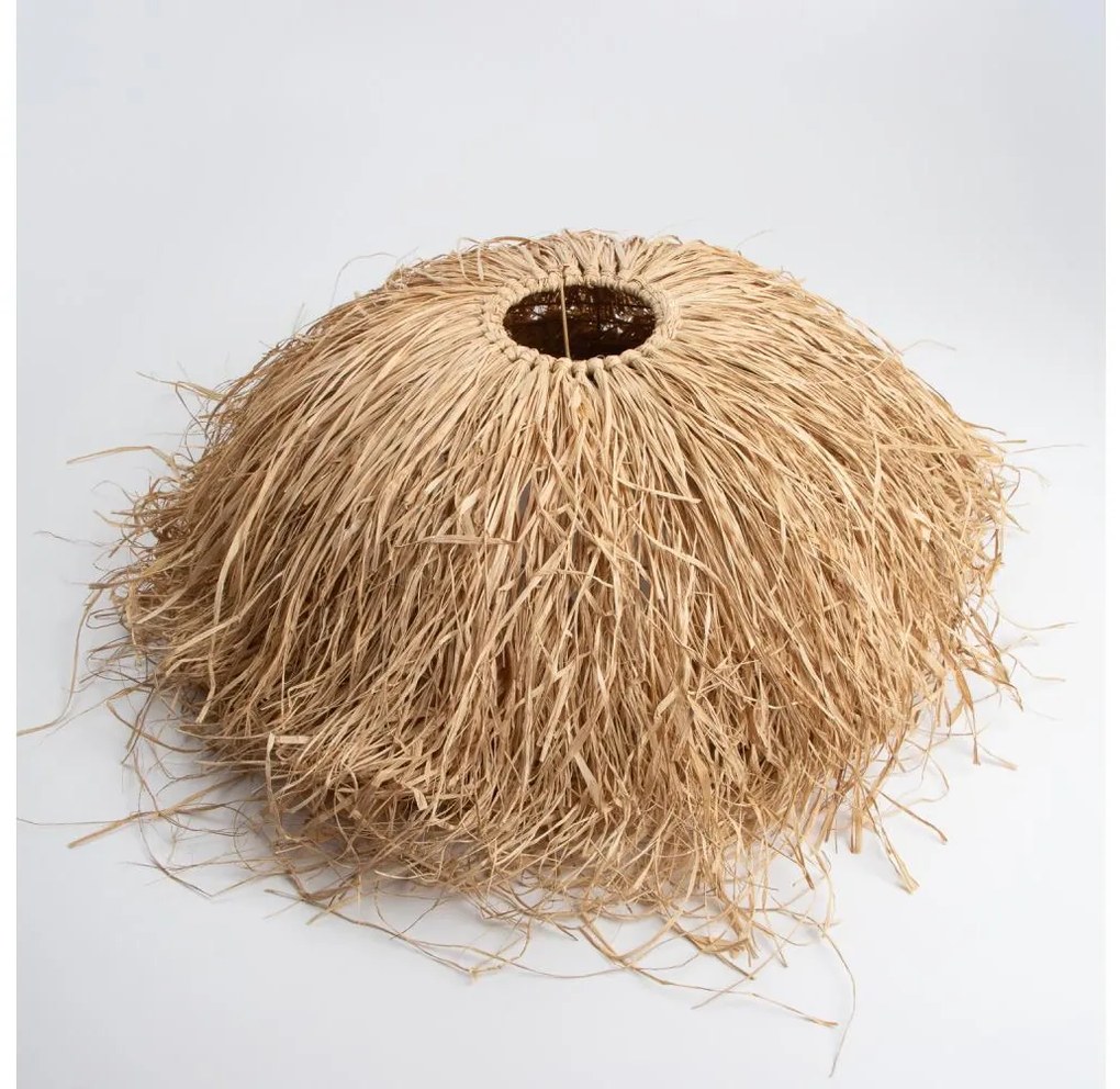 Uniwersalny abażur KERIA, średnica 60 cm, brązowy