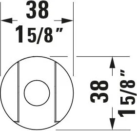 Duravit uniwersalny uchwyt na słuchawkę prysznicową