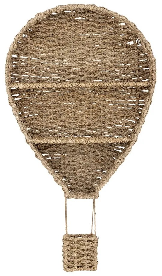 Naturalny dziecięcy regał ścienny z trawy morskiej 59x105 cm Ditter – Bloomingville Mini
