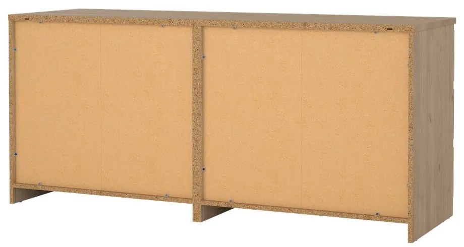 Komoda w dekorze dębu w naturalnym kolorze 154x70x50 cm Naia – Tvilum