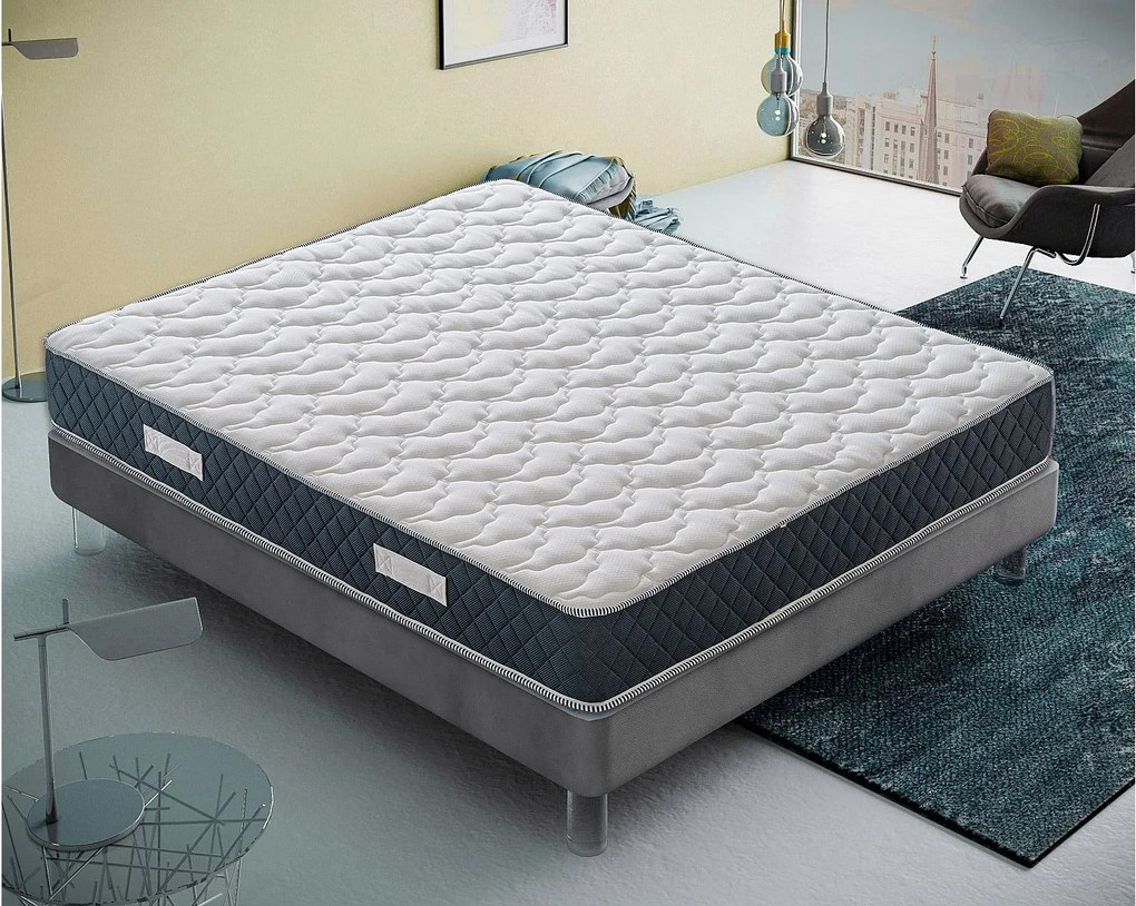 Materac piankowy 140x190 cm Pianka memory Grubość 21 cm Wysoka gęstość