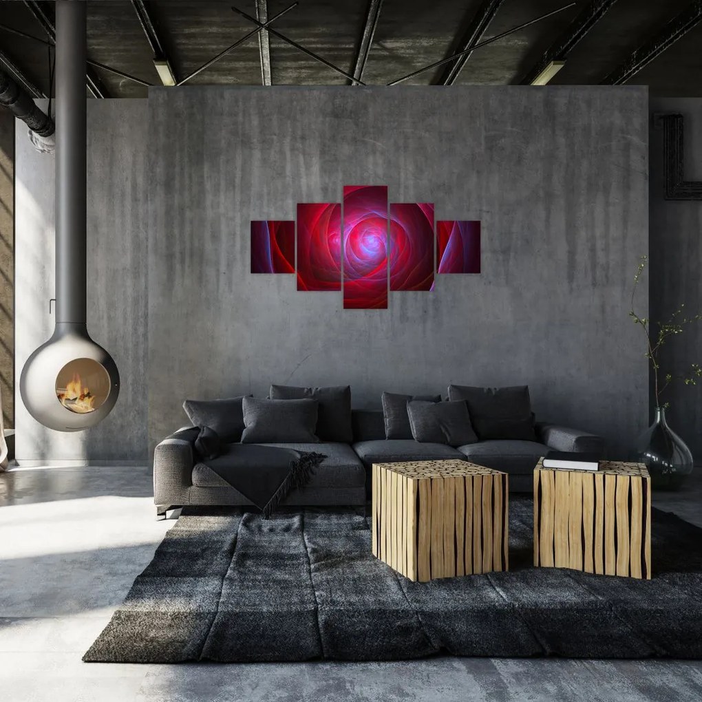 Abstrakcyjny obraz oczu (125x70 cm)