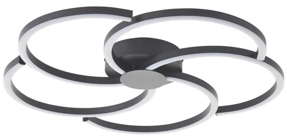 Brilliant - LED Plafon ściemnialny FICO LED/32W/230V śr. 57 cm czarny