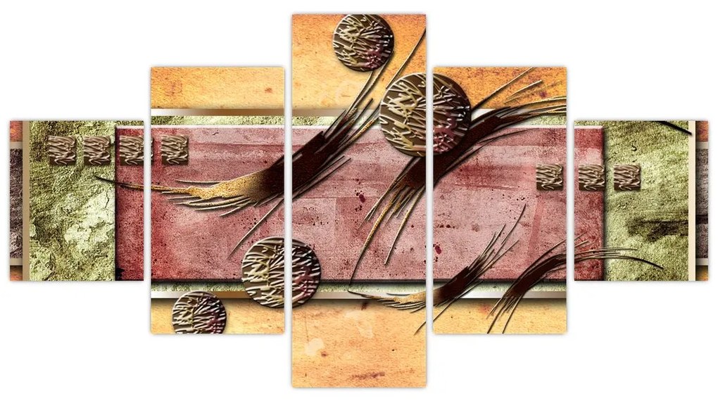 Abstrakcyjny obraz (125x70 cm)