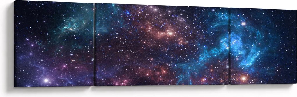 Obraz - Nocne niebo (170x50 cm)