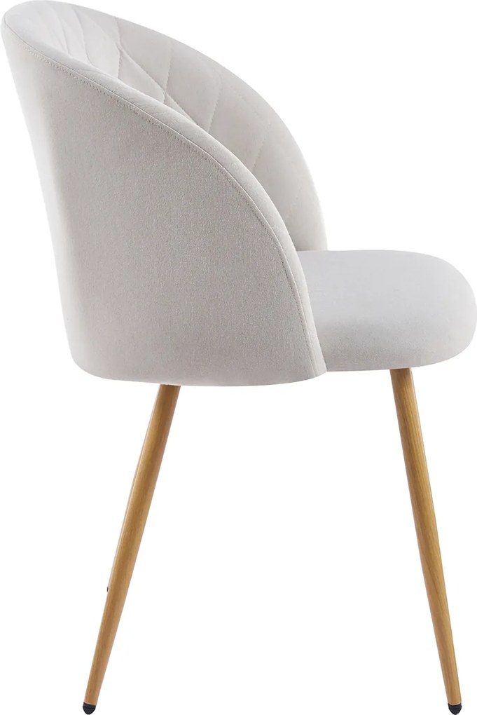 Krzeso z aksamitnej tkaniny