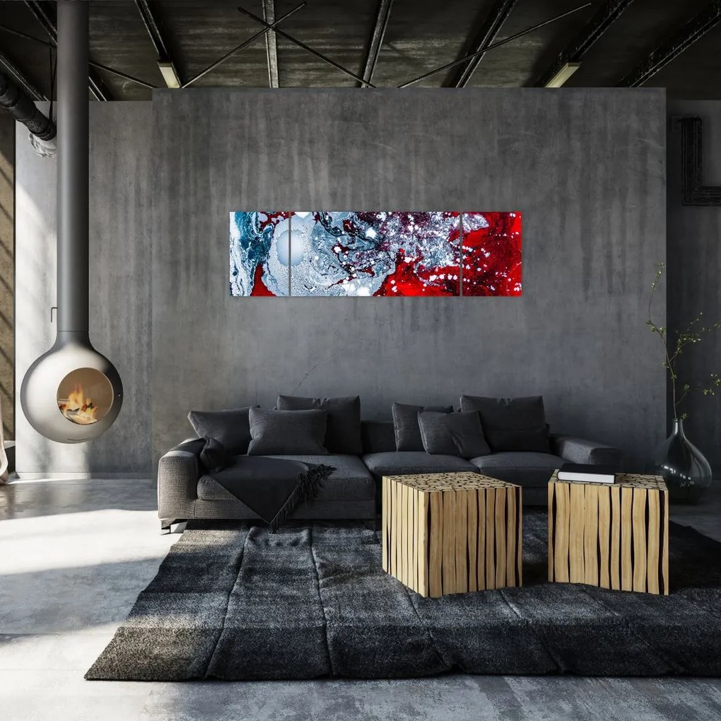 Abstrakcyjny obraz (170x50 cm)