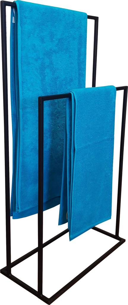 Stojak wieszak łazienkowy na ręczniki LOFT metalowy