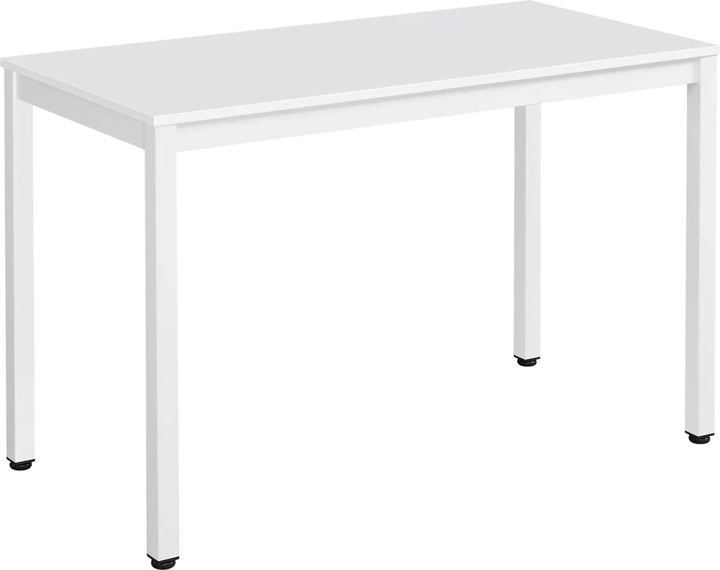 Biały stół w stylu loft 120x60 na metalowych nogach  S6-G09