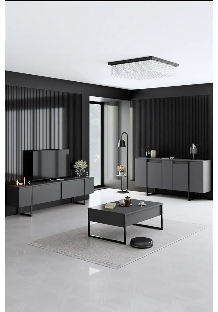 Szafka Luxe Anthracite and Black