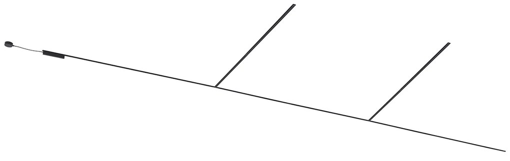Nowoczesny system oświetlenia szynowego, czarny, 1-fazowy, 1000 cm - Magnetic