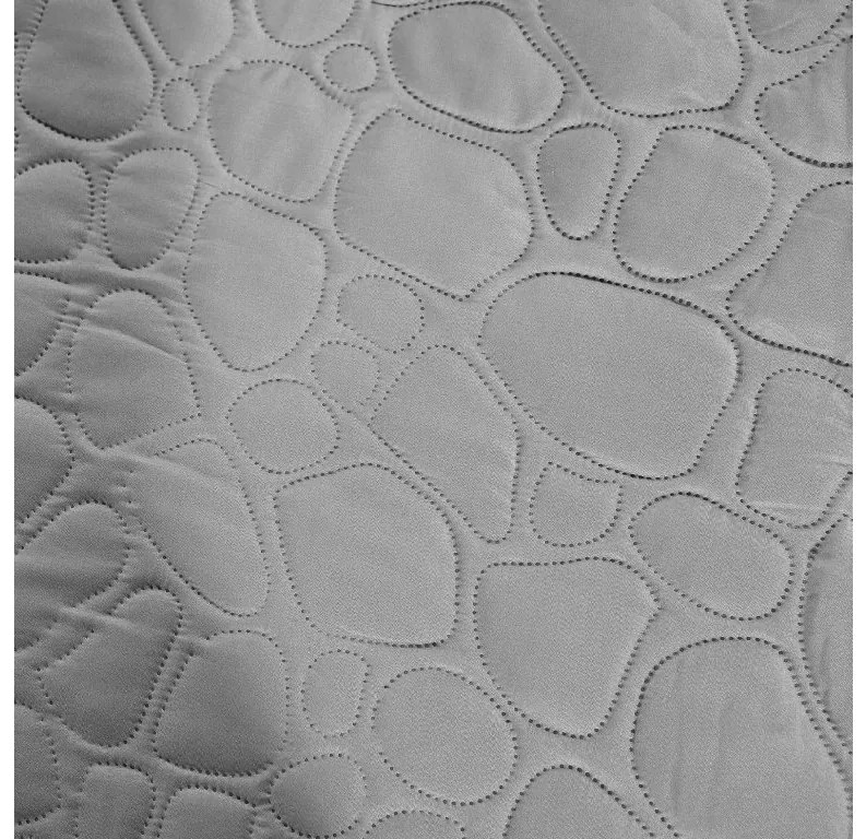 Jasnoszary narzuta na łóżko STONE Rozmiar: 170 x 210 cm
