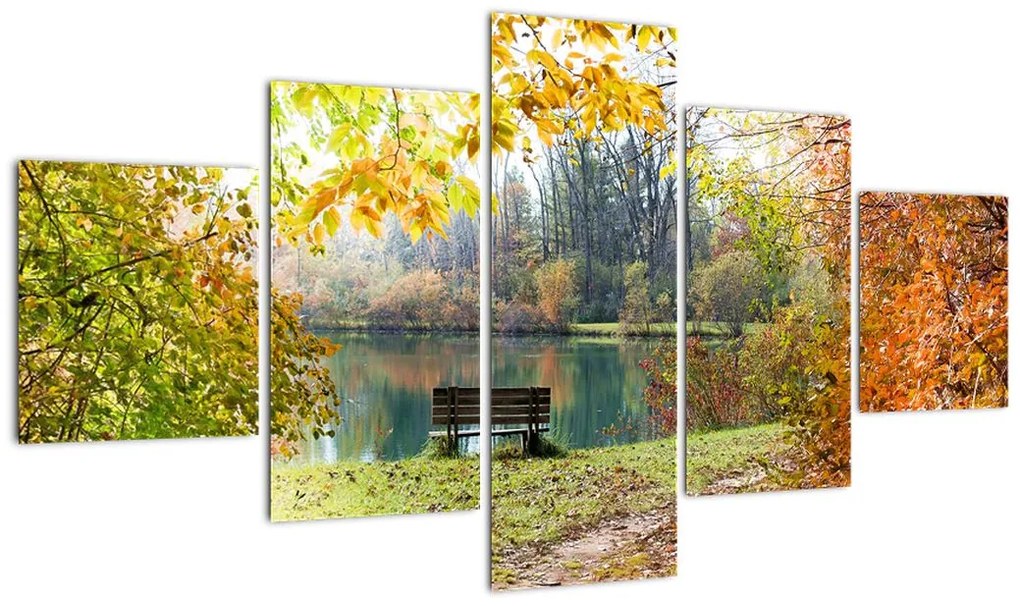 Obraz stawu (125x70 cm)