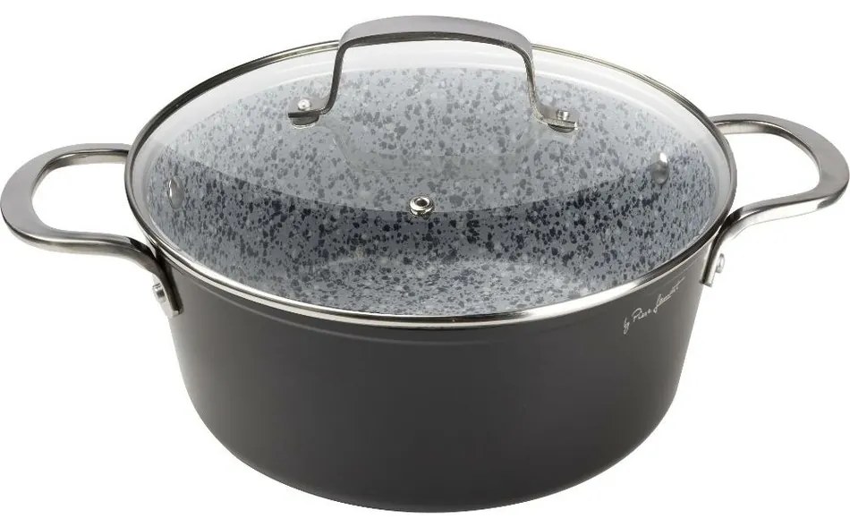 Lamart LT1254 rondel z pokrywką Granit, średnica24 cm