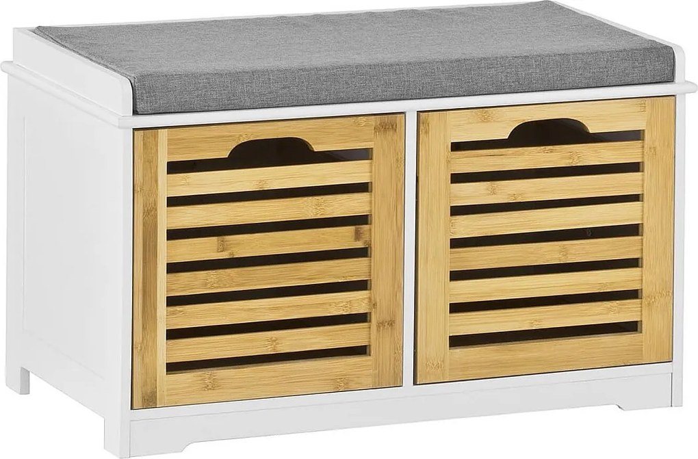 Ławka na buty z 2 drzwiami FSR23-K-WN