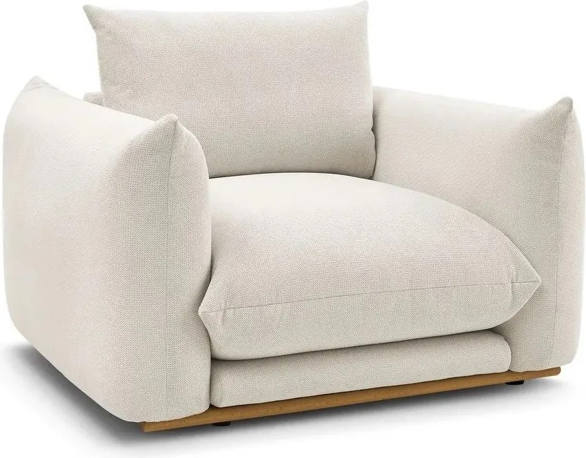 Kremowy fotel Ernest – Bobochic Paris