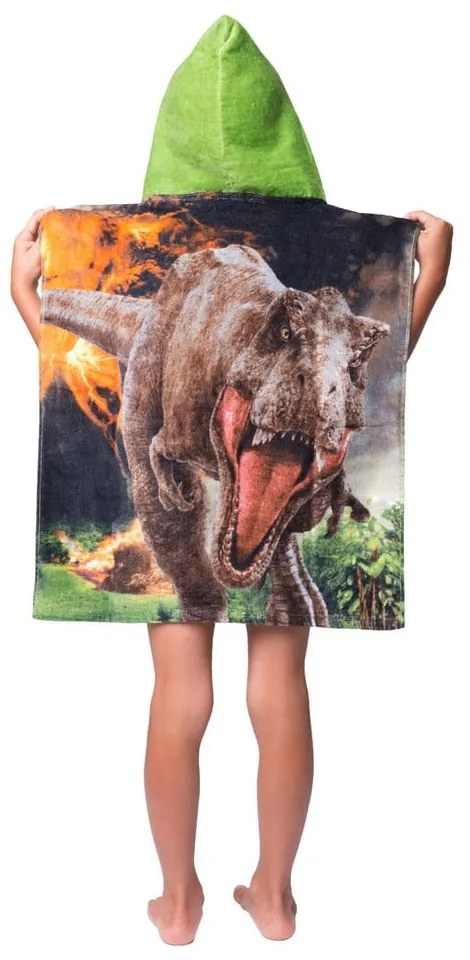 Bawełniane ponczo dziecięce w rozmiarze 3-8 lat Jurassic World "Volcano" – Jerry Fabrics
