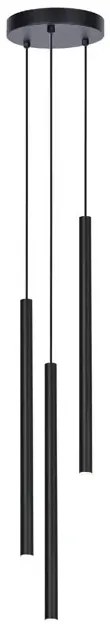 Czarna Lampa Wisząca Sople M5-R76