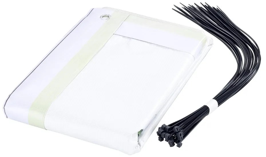 Żółto-zielona plastikowa osłona balkonowa 500x85 cm Butterfly – Maximex