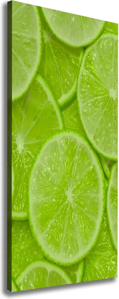 Nowoczesny obraz canvas na ramie pionowy Limonki