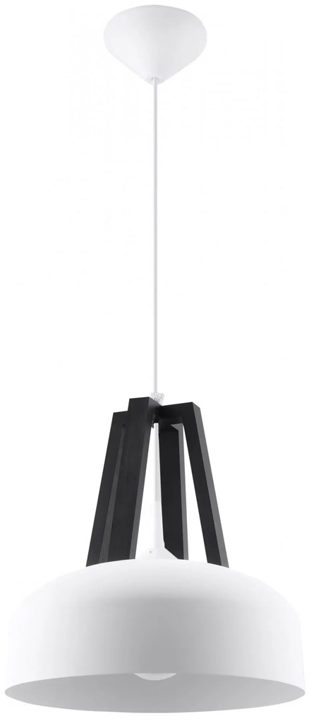 Biała lampa w stylu skandynawskim - EX516 L7-H21