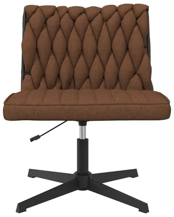 Fotel do biurka glamour brązowy P0-T57