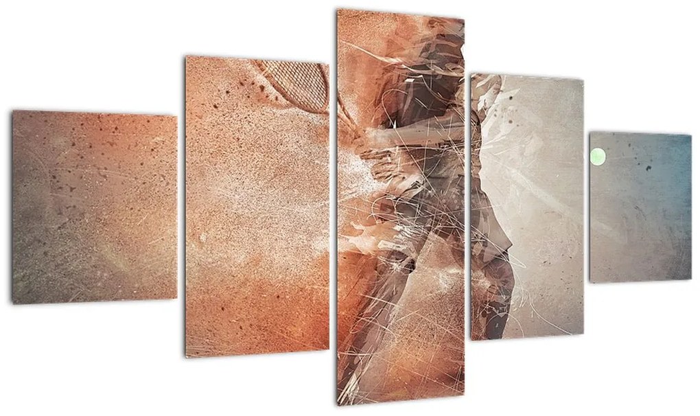 Obraz - Tenisista (125x70 cm)