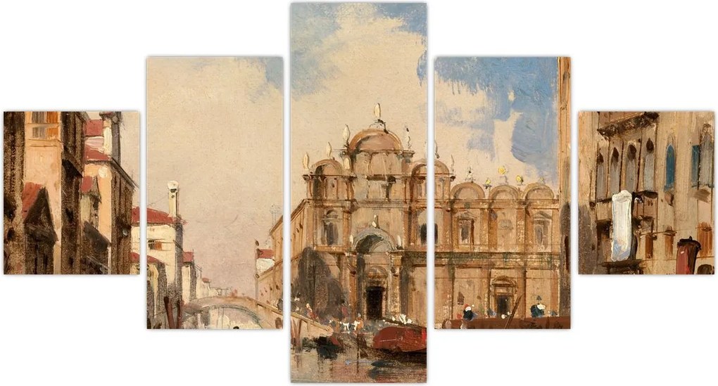 Obraz - Jules-Romain Joyant, The Scuola di San Marco, Venice, reprodukcje (125x70 cm)