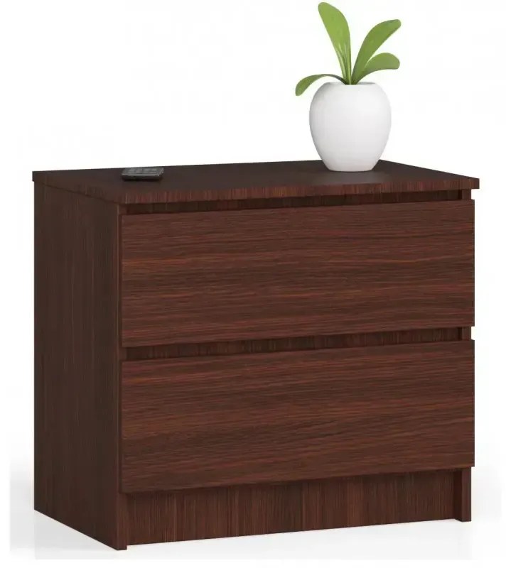 Klasyczna Komoda Z Szufladami Wenge D7-W79