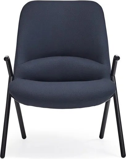 Ciemnoniebieski fotel Teulat Dins, wys. 90 cm